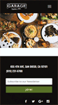 Mobile Screenshot of garagekitchenbar.com